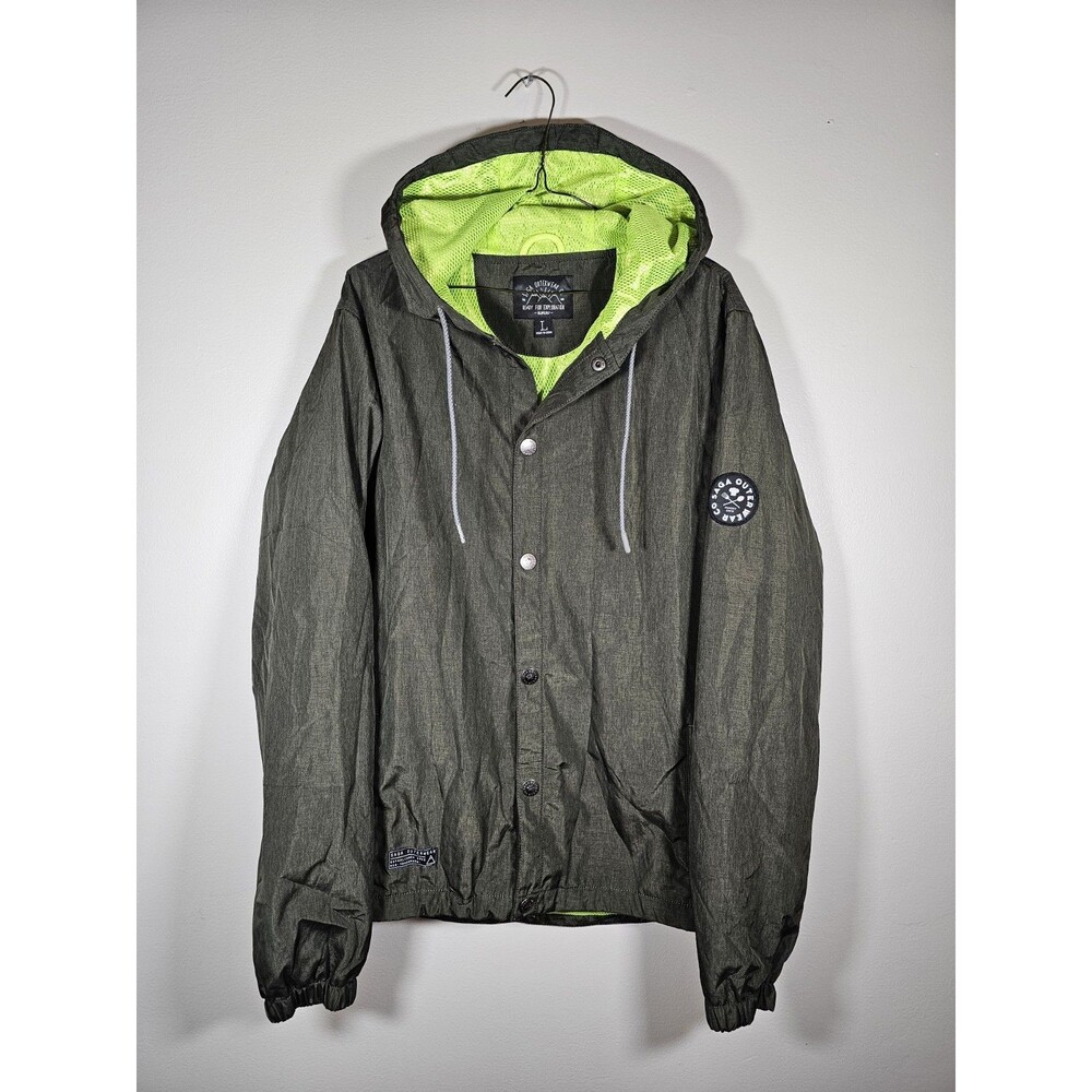 Saga Outerwear Windbreaker Hungry Crew Large